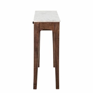 Table Hauge d'appoint Marron Marbre - Creative Collection by Bloomingville