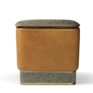 Pouf rectangulaire Montpensier Katmandou - Red Edition