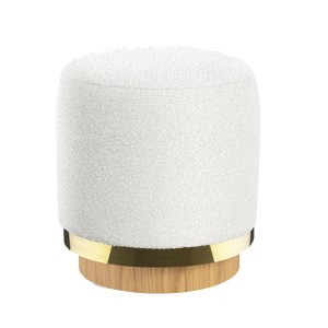 Pouf Stool Bouclette - Red Edition