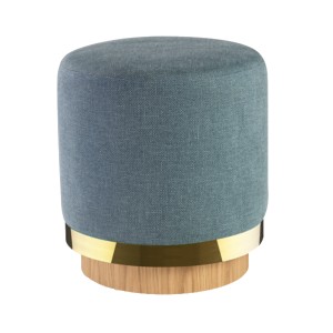 Indian Pouf Stool - Red Edition