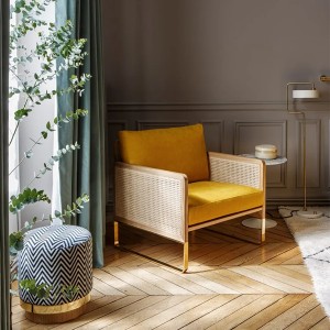 Pouf Stool zebra - Red Edition