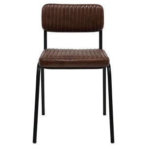 Chaise quilted leather X2 - Trademark Living