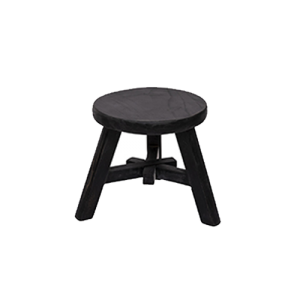 Petit tabouret rond noir - Snowdrops Copenhagen