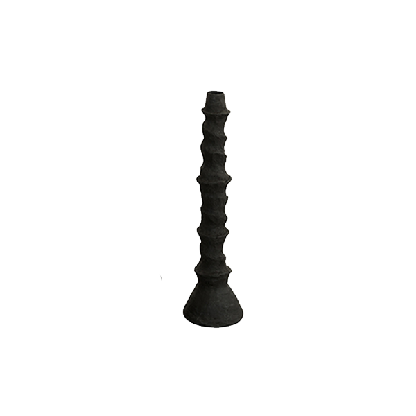 Black candle holder - Snowdrops Copenhagen