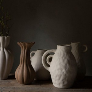 Athens ceramic tall vase - Andrea House