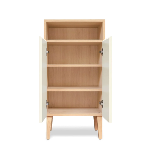 Petit meuble d'entrée ENKI blanc sable - KULILE