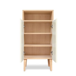 Small ENKI sand white entrance cabinet - KULILE