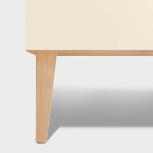 Small ENKI beige havana entrance cabinet - KULILE