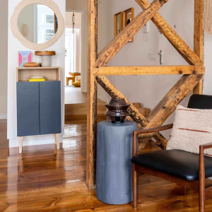 Petit meuble d'entrée ENKI bleu nuit - KULILE