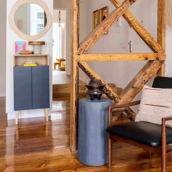 Petit meuble d'entrée ENKI bleu nuit - KULILE