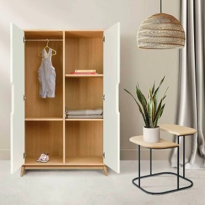 Small wardrobe FLAK Oak beige sand - Kulile