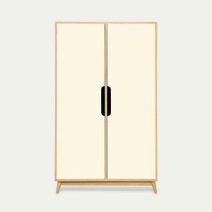 Small wardrobe FLAK Oak beige sand - Kulile