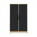 Small wardrobe FLAK Oak beige sand - Kulile
