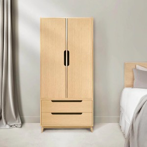 Parisian wardrobe FOLK natural oak - Kulile