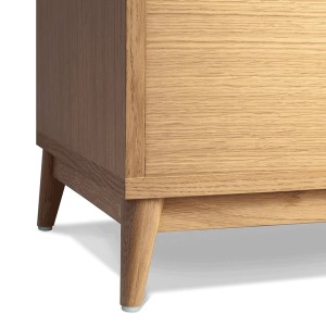 Parisian wardrobe FOLK natural oak - Kulile