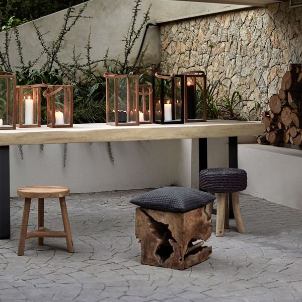 Tabouret en Teck Muubs