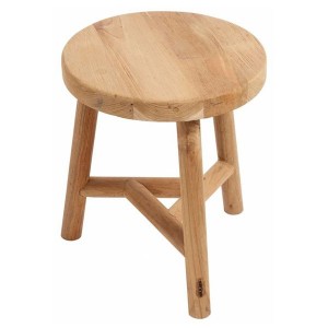 Stool in teak wood from Muubs