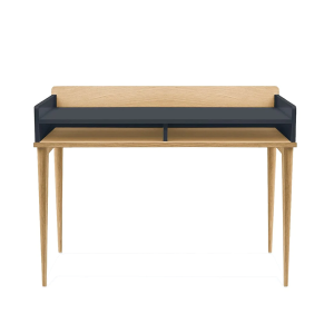 Bureau compact en bois ROCK Gris Anthracite - KULILE