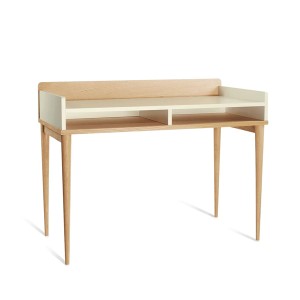 ROCK compact wooden desk Sand White - KULILE