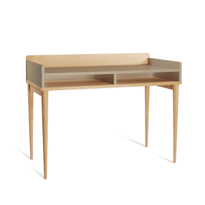 Bureau compact en bois ROCK Beige Havane - KULILE