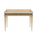 ROCK compact wooden desk Sand White - KULILE
