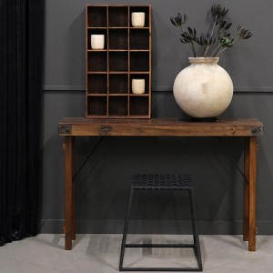 Table console Pramod en bois recyclé - Trademark Living