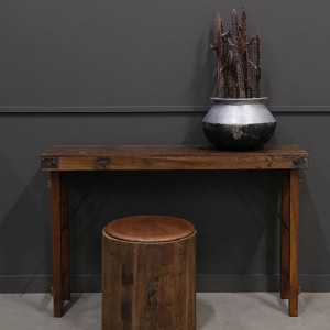 Table console Pramod en bois recyclé - Trademark Living