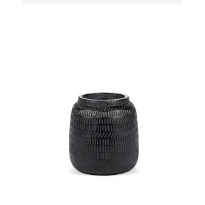 Flower Pot S Black Black Ancient - Serax
