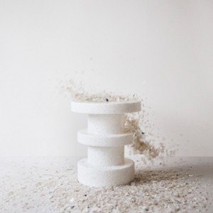 Bit Tabouret Empilable Blanc / Blanc - Normann Copenhagen