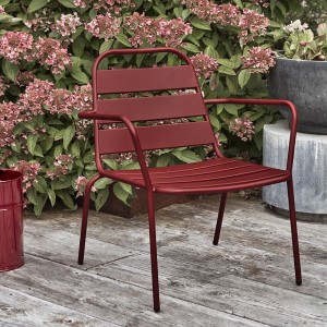 Helo Red outdoor chair - House Doctor