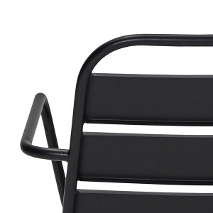Helo black outdoor chair - House Doctor