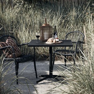 Square folding table HDHelo Black - House Doctor