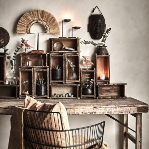 Nature rustic wooden folding table - Affari of Sweden