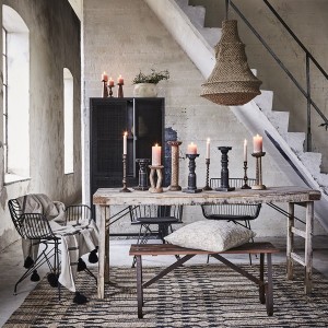 Nature rustic wooden folding table - Affari of Sweden