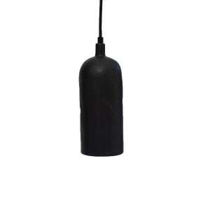 Tiny Black ceramic pendant light - Urban Nature Culture