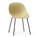 Mat white metal and hemp chair - Normann Copenhagen