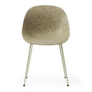 Mat Seaweed chair in white metal and hemp - Normann Copenhagen
