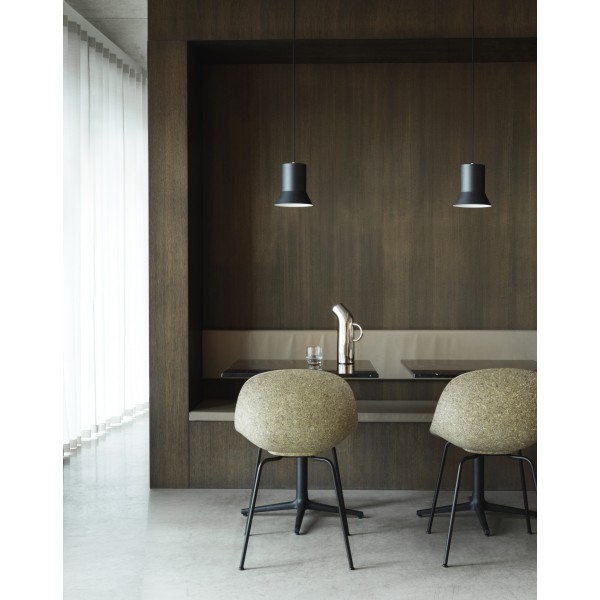 Chaise Mat Seaweed métal noir et chanvre - Normann Copenhagen