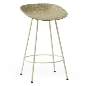 Mat Tabouret 65 cm Cream Steel Seaweed - Normann Copenhagen
