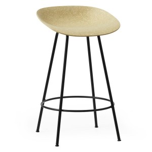 Mat Tabouret 65 cm Noir Steel hemp - Normann Copenhagen