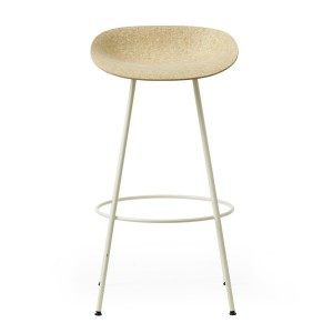 Mat Stool 75 cm Cream Steel hemp - Normann Copenhagen