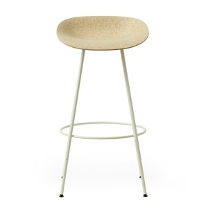 Mat Tabouret 75 cm Cream Steel hemp - Normann Copenhagen