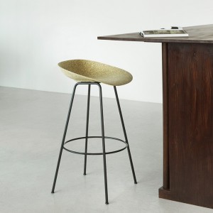 Mat Tabouret 75 cm Noir Steel Seaweed - Normann Copenhagen
