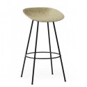 Mat Stool 75 cm Black Steel hemp - Normann Copenhagen