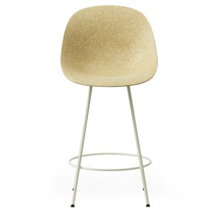 Chaise Ilot Mat Chanvre et métal Blanc - Normann Copenhagen