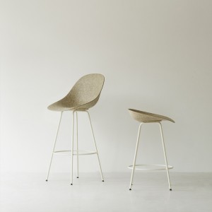 Chaise Ilot Mat Chanvre et métal Blanc - Normann Copenhagen