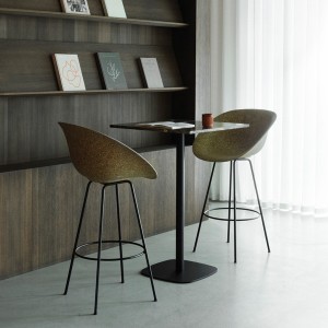 Mat Seaweed Island Chair 75cm Hemp and White Metal - Normann Copenhagen