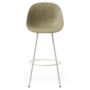 Mat Seaweed Island Chair 75cm Hemp and White Metal - Normann Copenhagen
