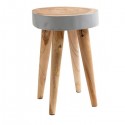 Tabouret Organic Nature et blanc - Original Home