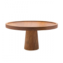 Présentoir à gâteau Teck recyclé Ø 25 cm - Original Home
